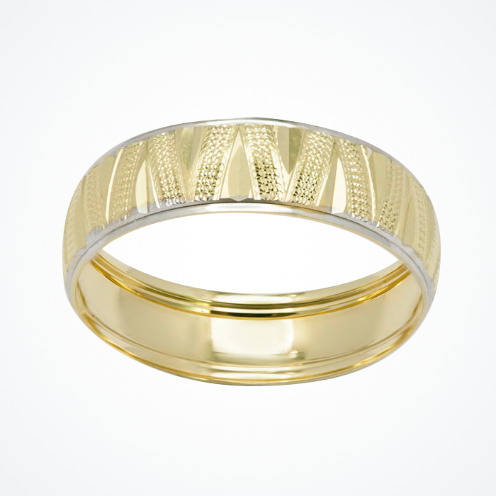 Argolla de Matrimonio de Oro Amarillo de 10k de 6 mm Argolla de Matrimonio de Oro Amarillo de 10k de 6 mm