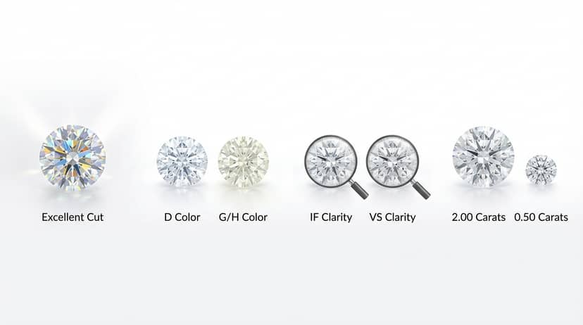 Las 4C de los diamantes