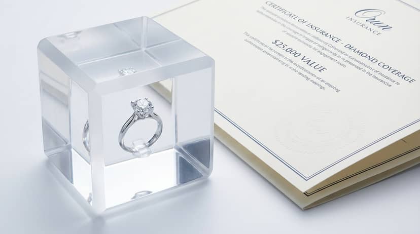 Concepto de seguro para anillo