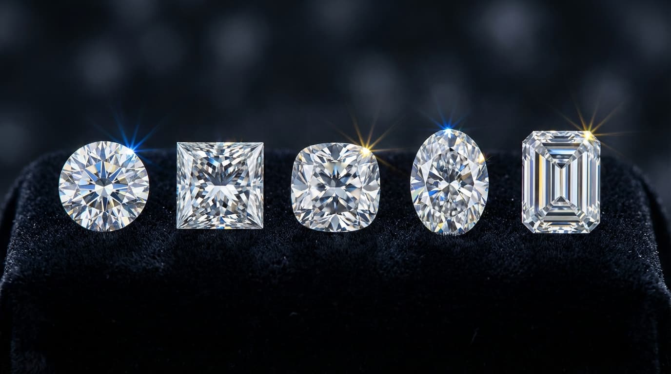 Top 5 Cortes de Diamante más Solicitados Top 5 cortes de diamante más populares: redondo, princesa, cojín, oval, esmeralda