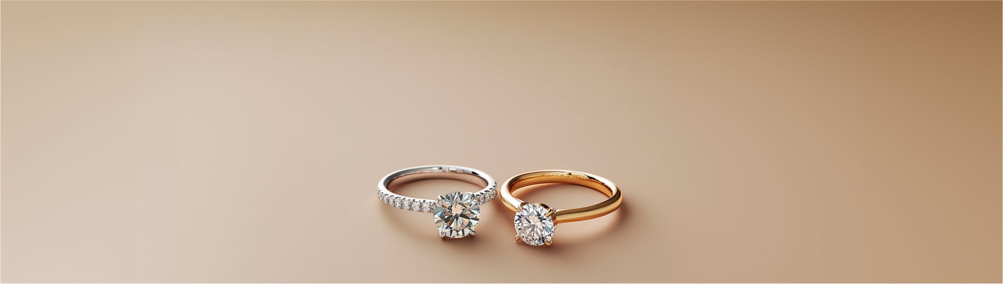 Elegant engagement rings collection