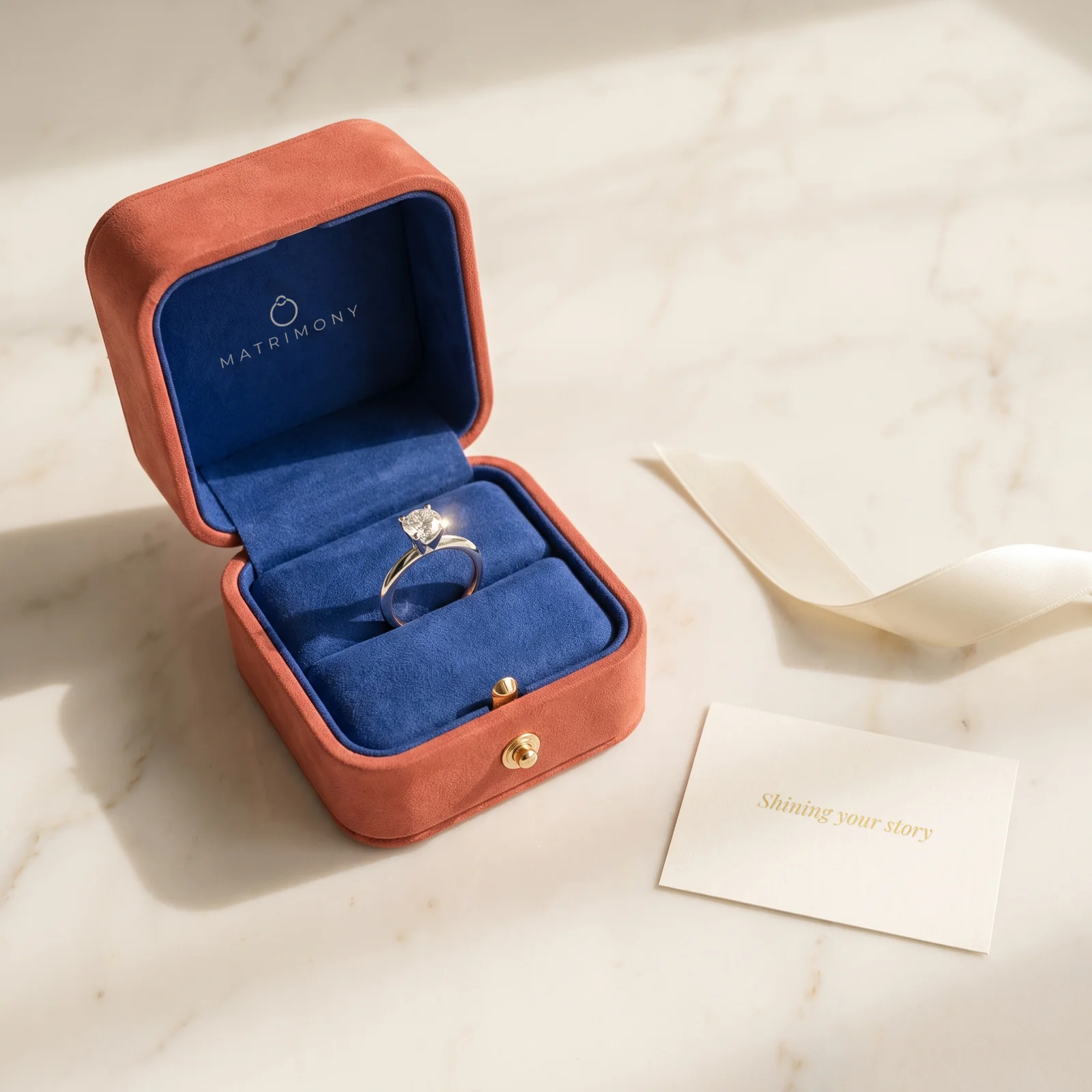 Estuche Matrimony: así llega tu anillo